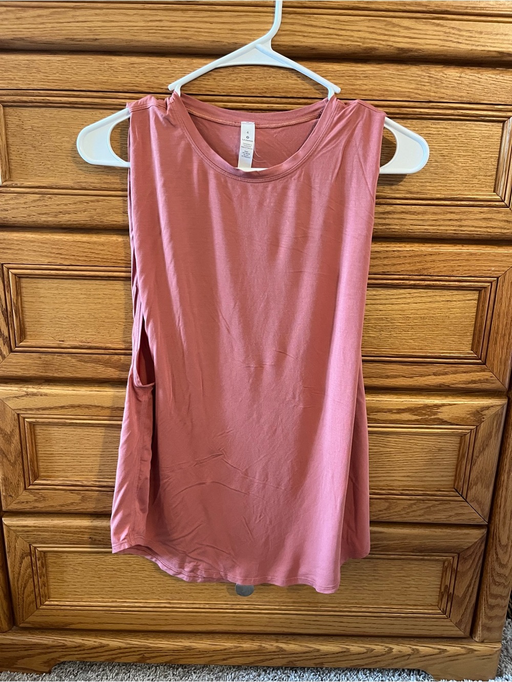 lululemon athletica Muscle Tank in Dusty Rose